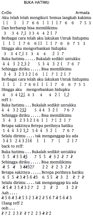 Armada Buka Hatimu Bcg Music