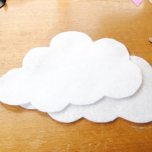 Rain Cloud · A Cloud Mobile · Creation by Joy K.