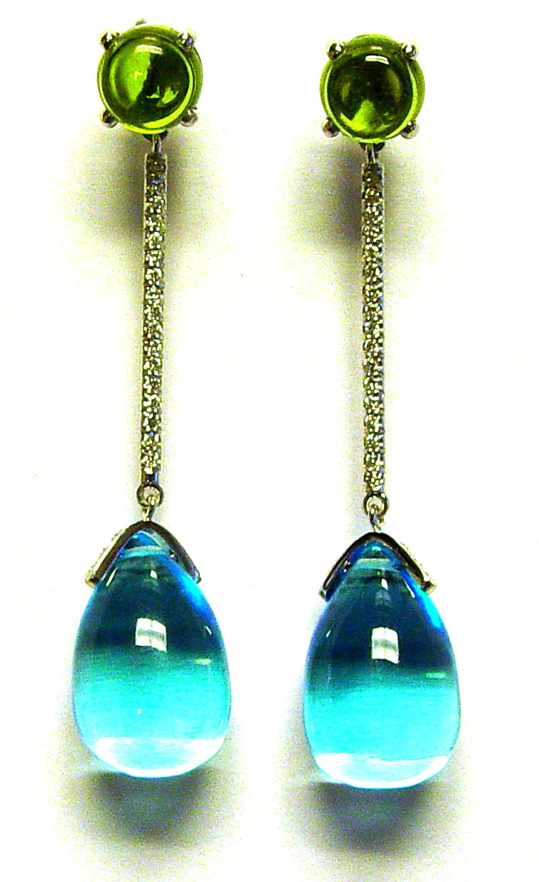 Topaz Drop Earrings