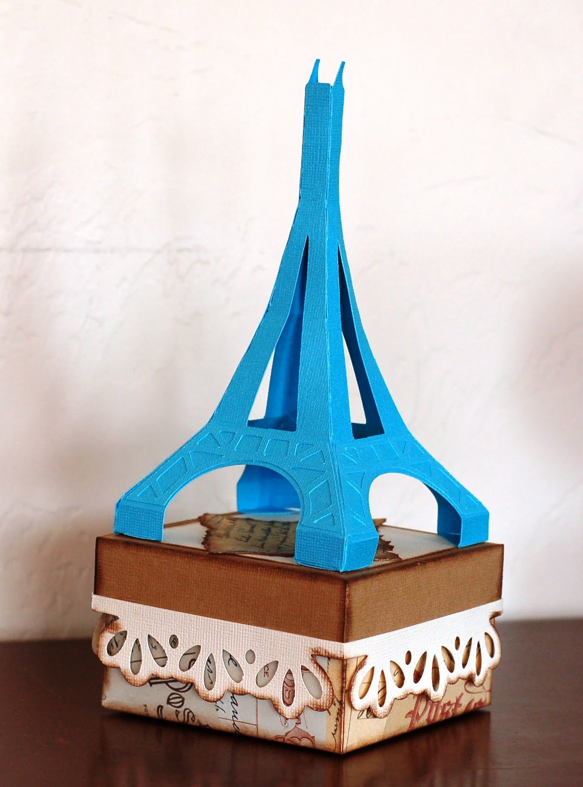 Paper Creations by Kristin Eiffel Tower Box