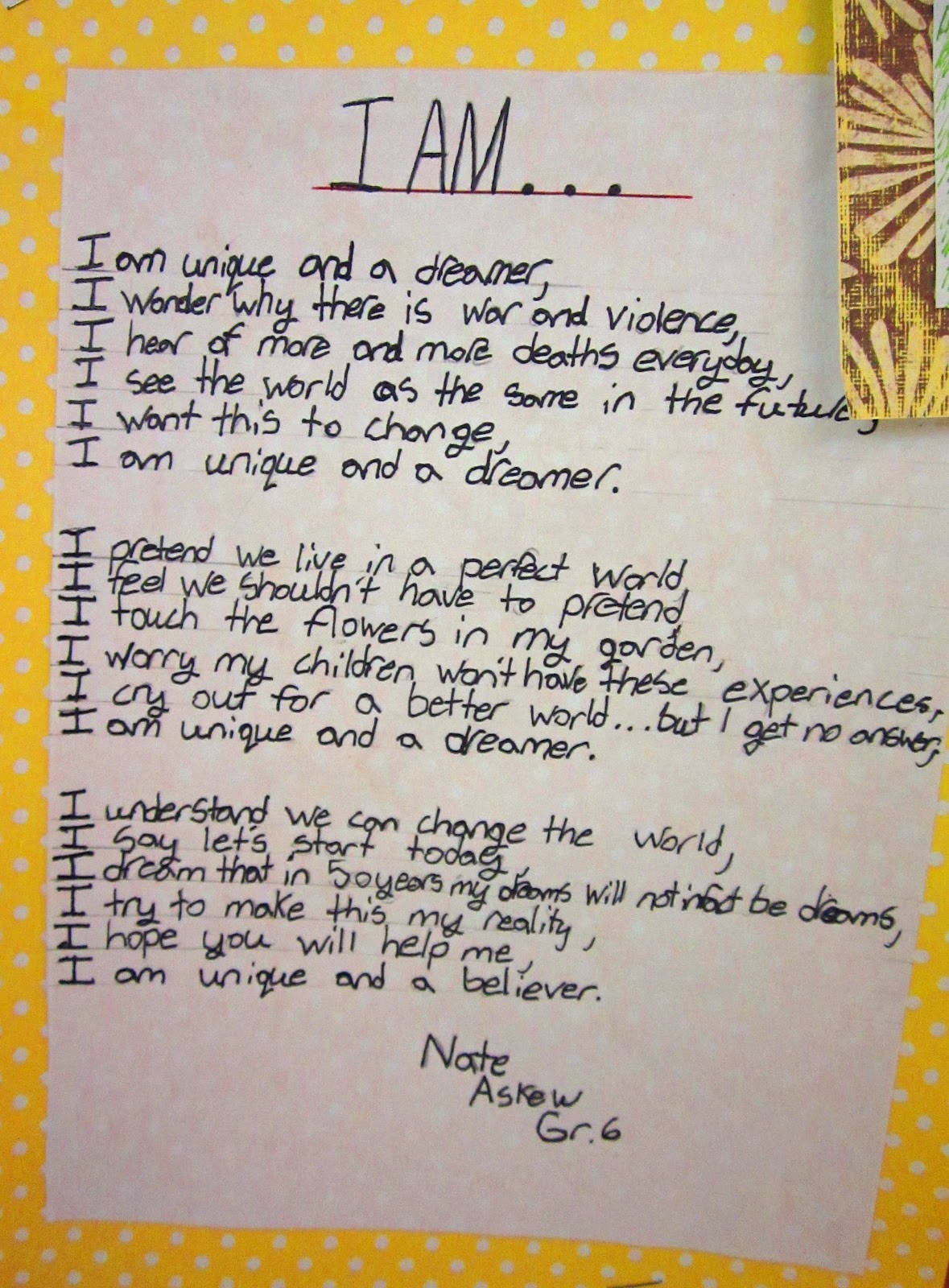 poems on teachers