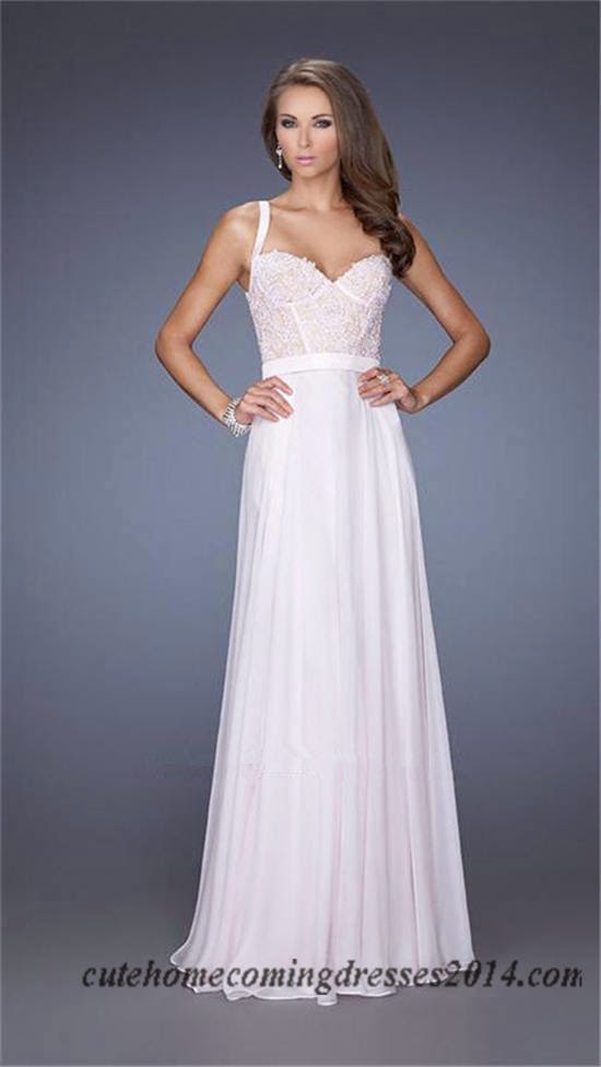 lace prom dresses 2015 in lovely styles La Femme lace long prom