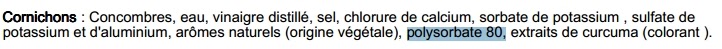 Mc Do :voulez-vous savoir ce que vous avalez ? McDo+Polysorbate+80