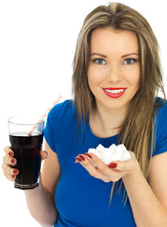 Women Holding Sugar and Soda