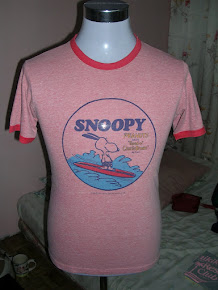 VINTAGE SNOOPY RINGER 75/25