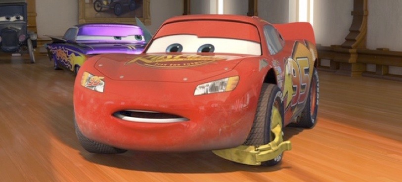 lightning mcqueen with shovel