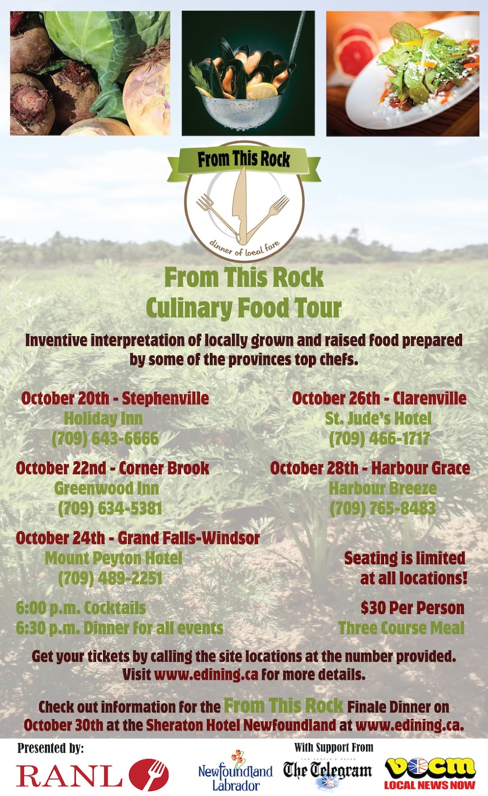 HORTNL.COM: From This Rock Culinary Tour