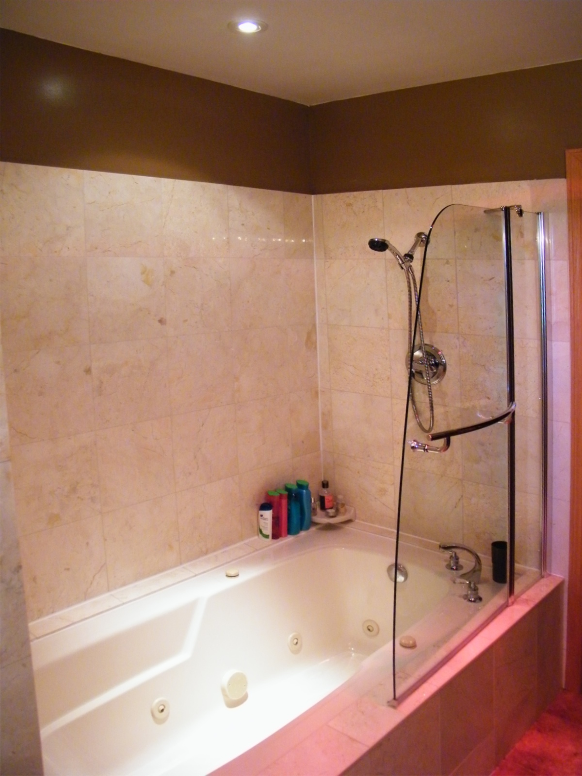 Whirlpool Tub with Shower Surround