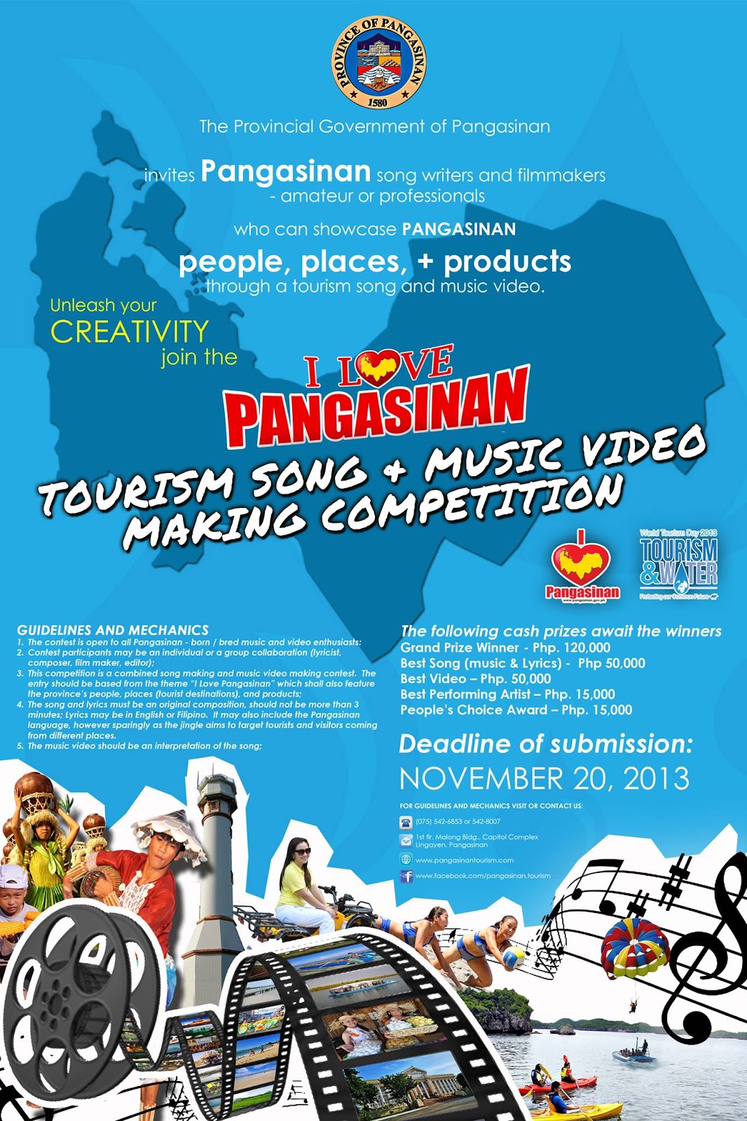 Pangasinan Tourism Song and Music Video Making Contest Pangasinan Tourism Song and Music Video Making Contest