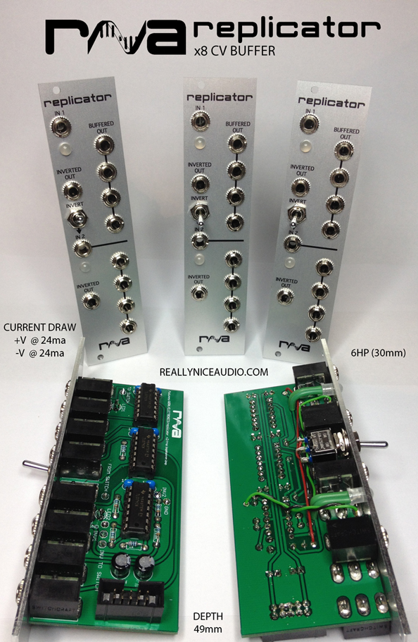 MATRIXSYNTH Really Nice Audio RNA Replicator, dualHMVCO1a & CV
