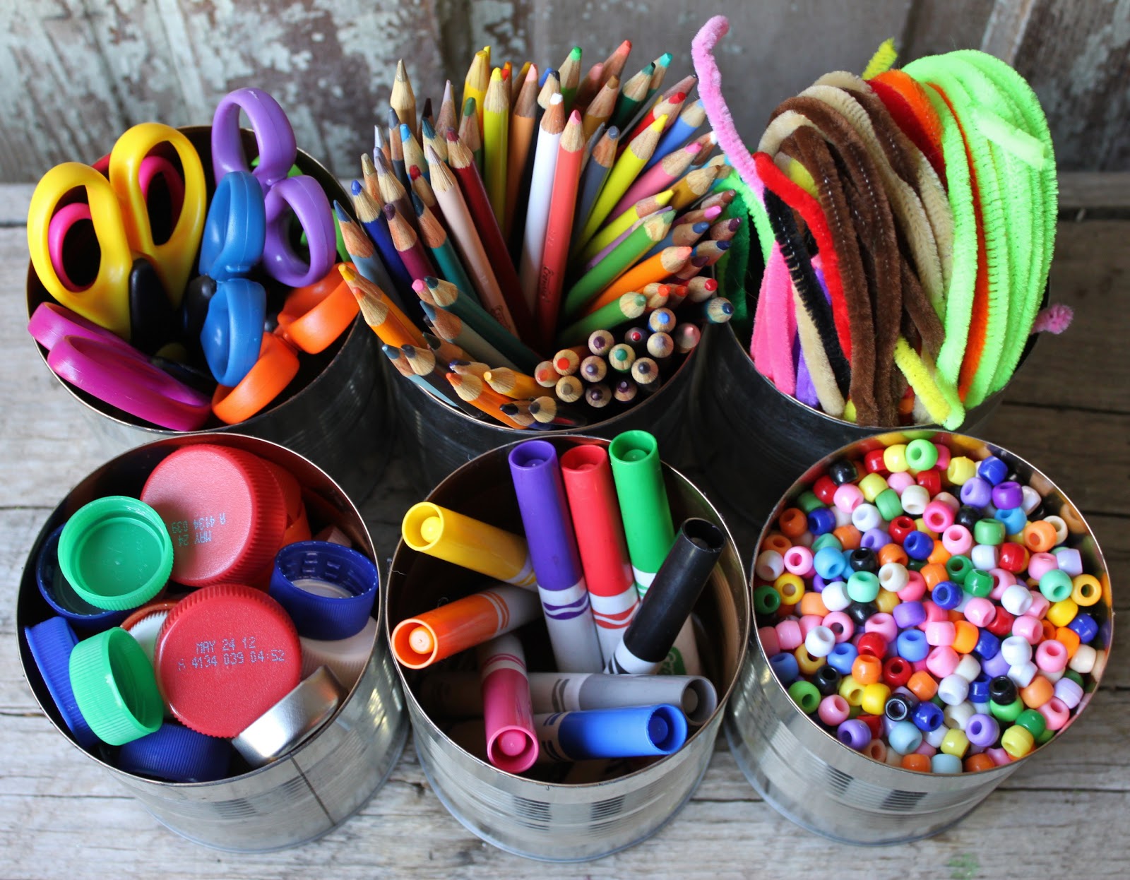 five-ten-fifteen: art-paper-scissors :: organize your art supplies!