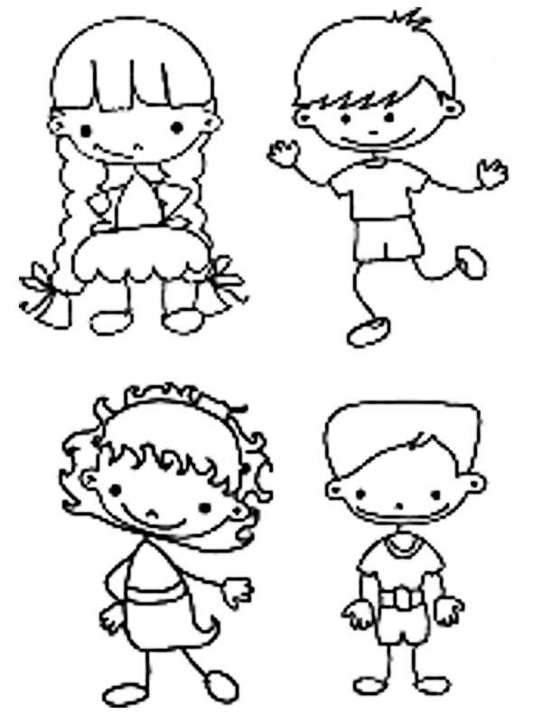Riscos e Desenhos  Desenhos de Meninos para Colorir