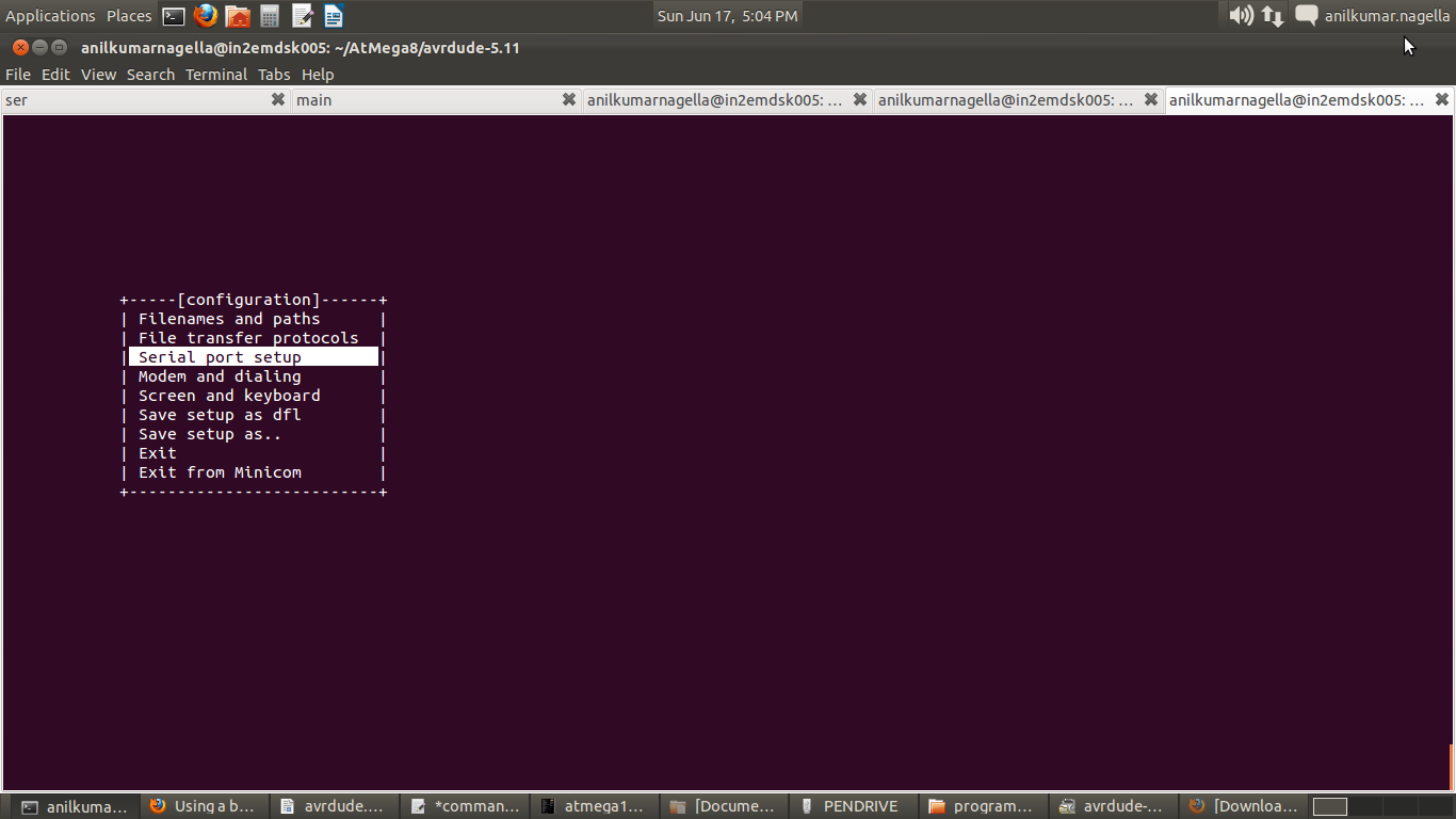 minicom 2.2 minicom 2.2