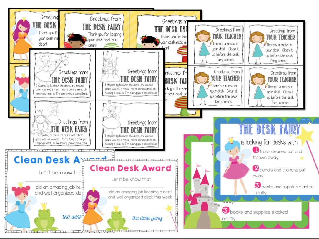 Principal Principles No More Messy Desks Classroom Organization