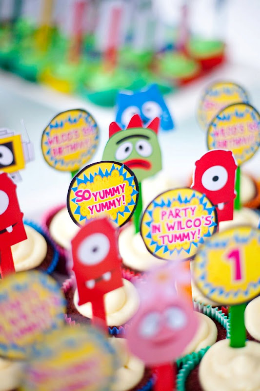 Kara s Party Ideas Yo Gabba Gabba 1st Birthday Monster Party - 52