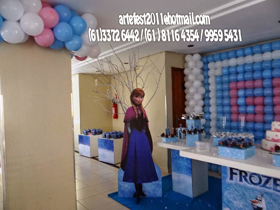 ARTEFEST DECORAÇÃO PROVENÇAL Decoração de balão Frozen ARTEFEST DECORAÇÃO PROVENÇAL Decoração de balão Frozen