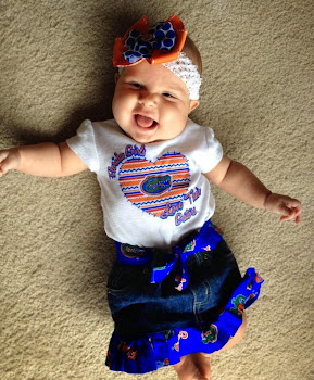 This little Gator Girl really had to root her team to the win!