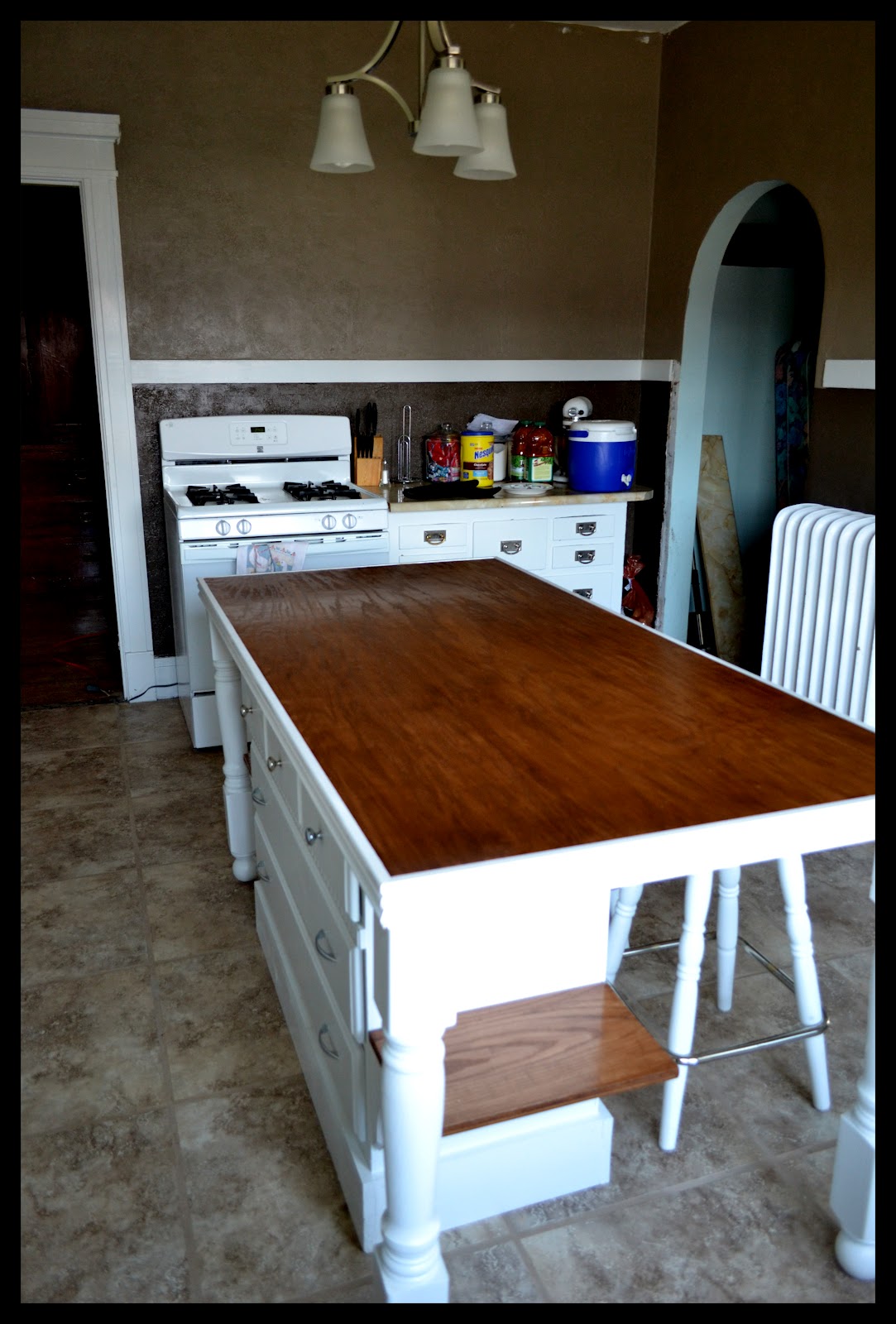 Small Town Small Budget Custom Kitchen Island