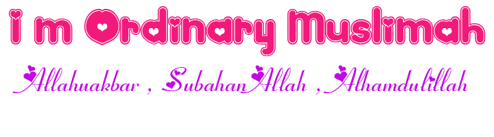 I'm Ordinary Muslimah