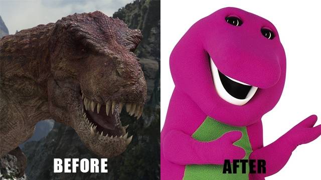 Barney, o dinossauro roxo, vai ser modernizado e relançado