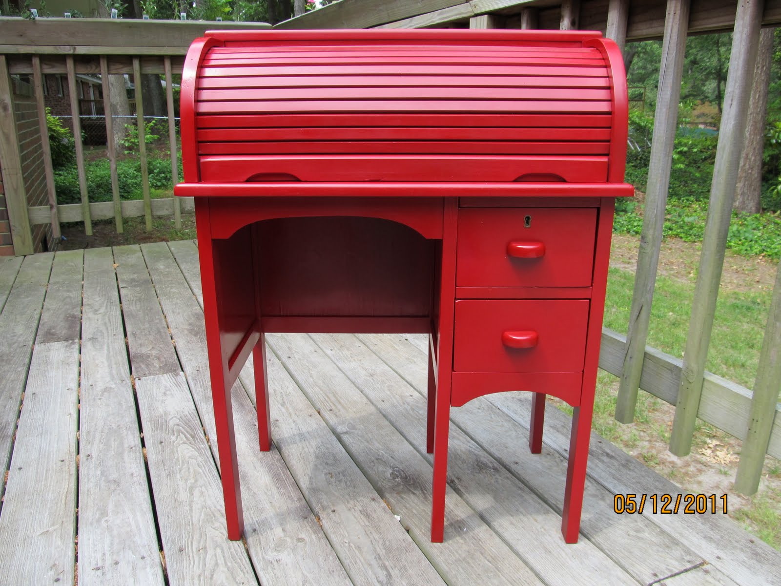 Inspired Goods Roll Top Desk Transformation