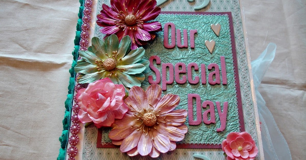 Scrapbooking by Phyllis Premade Chipboard Wedding Scrapbook Album *Our