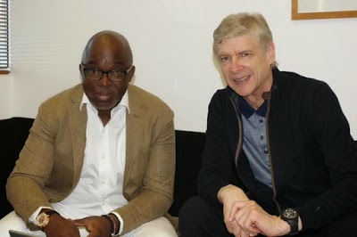 Amaju Pinnick and Arsene Wenger Amaju Pinnick and Arsene Wenger