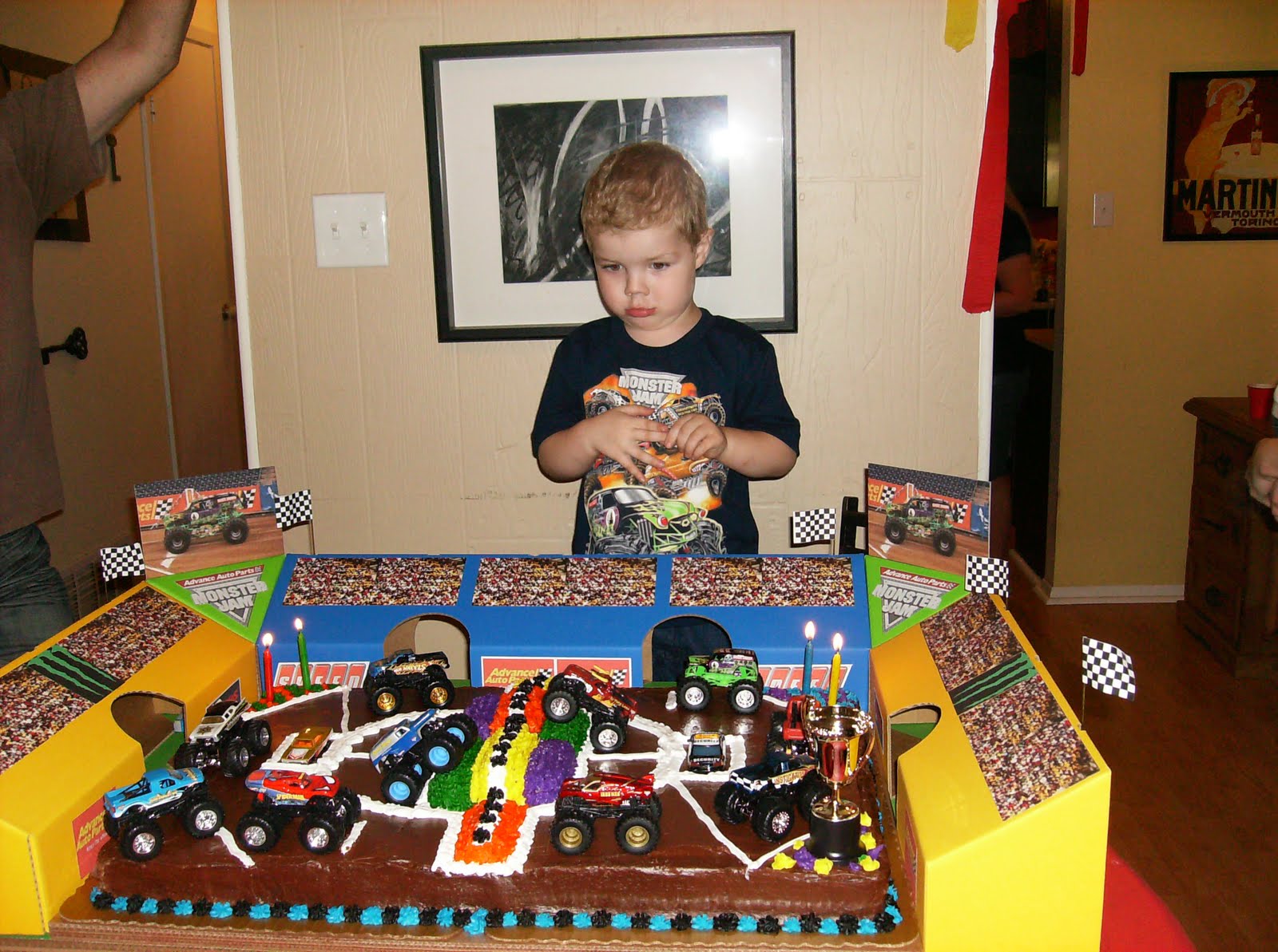 monster jam cake