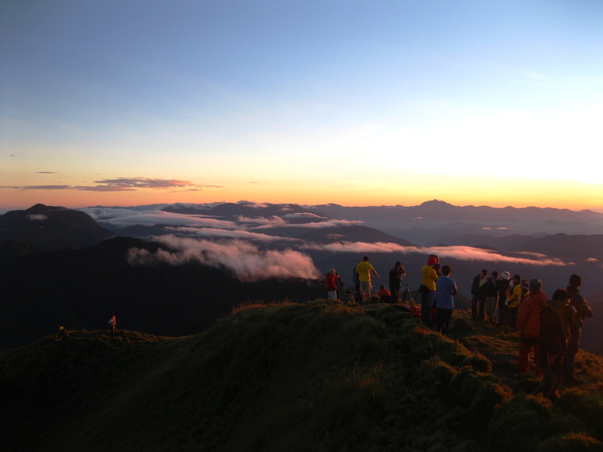 the viewing deck Mt. Pulag National Park