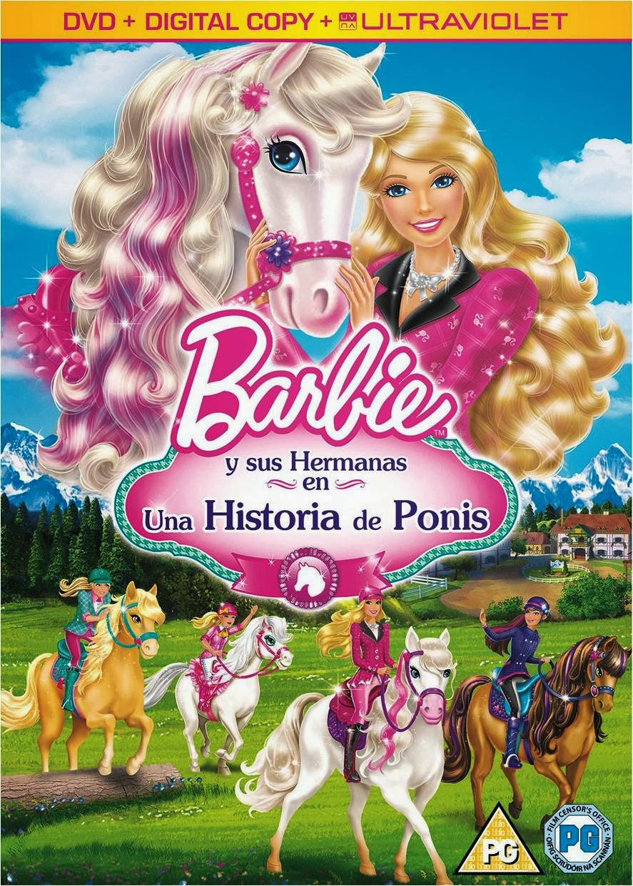 juguetes de barbie y sus hermanas en una historia de ponis