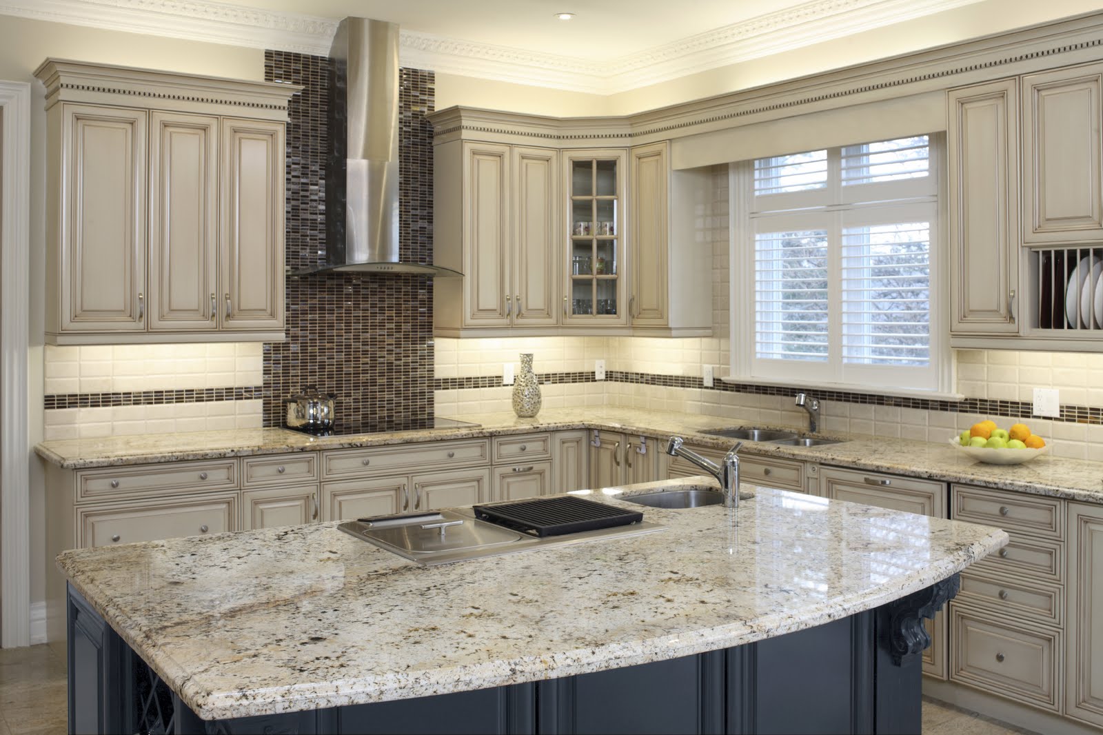 Kitchen cabinet refacing ma Santa Fe White Kitchens