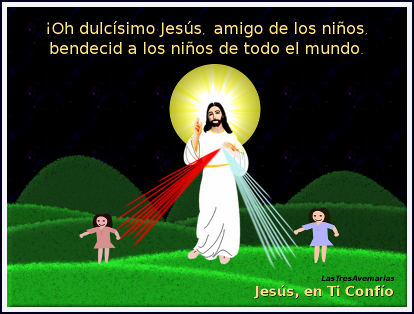 en la noche con miños foto en la noche jesus con niñas