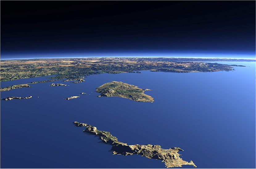 Karpathos... view from space