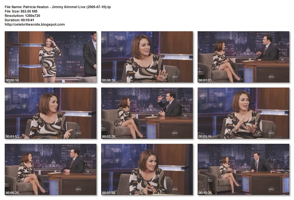 Patricia Heaton - Jimmy Kimmel Live (2009-07-10) | Celebrity Videos