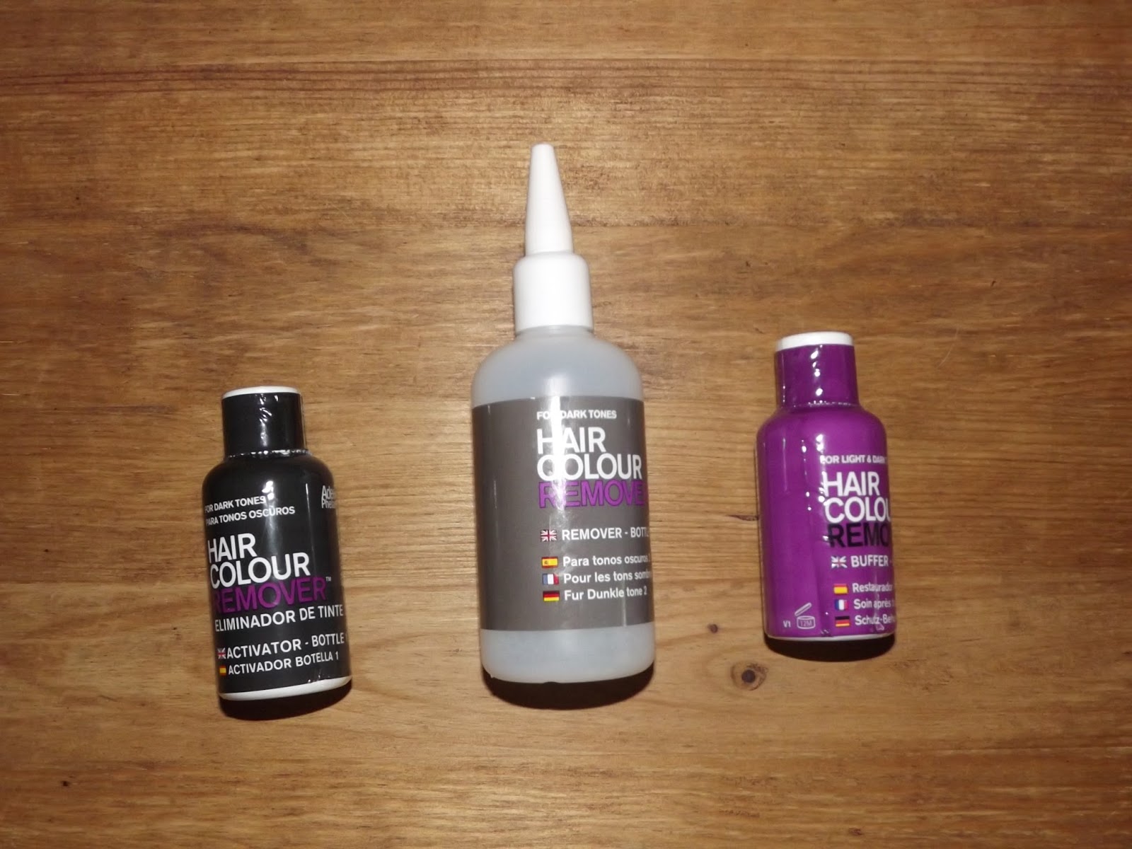 Con la cara lavada y recién peiná: Arrastre de color. Eliminador de