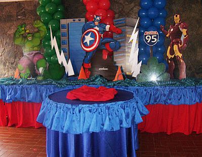 Decoracion Fiestas Infantiles Los Vengadores, Salones
