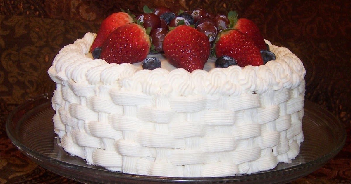 Sweet Creations: Fruit Basket Cake