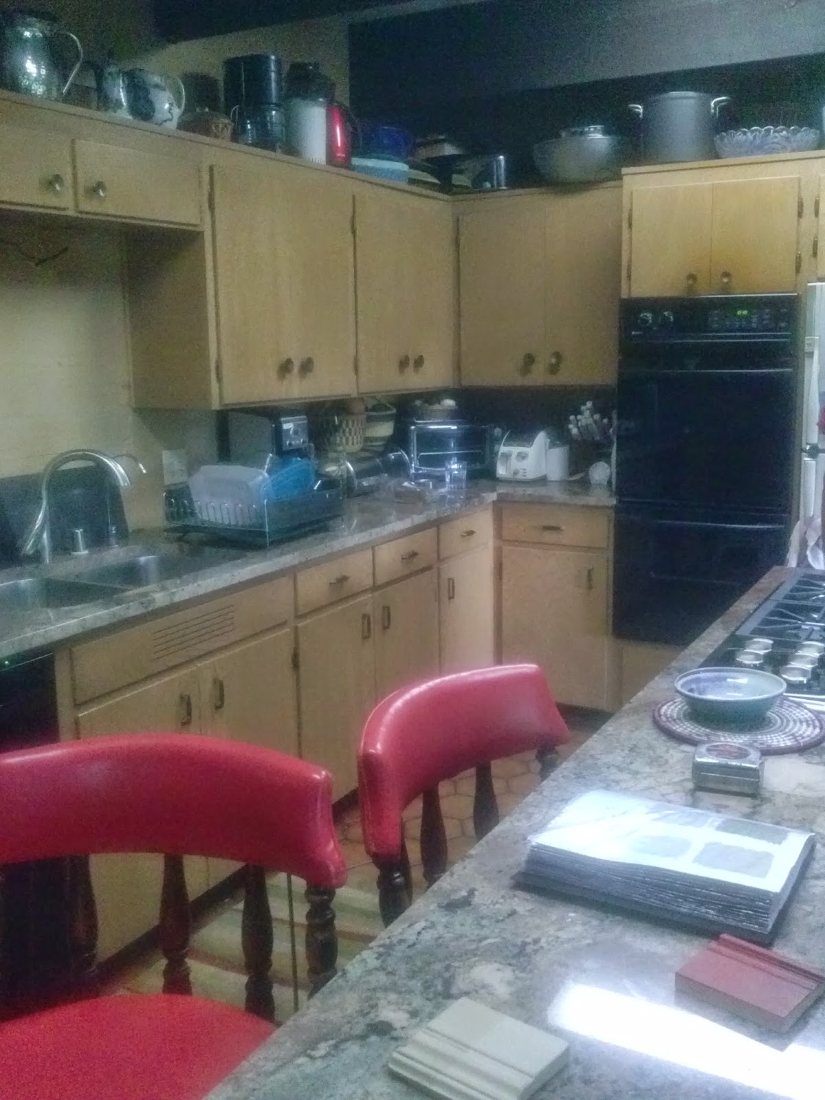 Reloved Rubbish Primer Red Chalk Paint Kitchen Cabinets