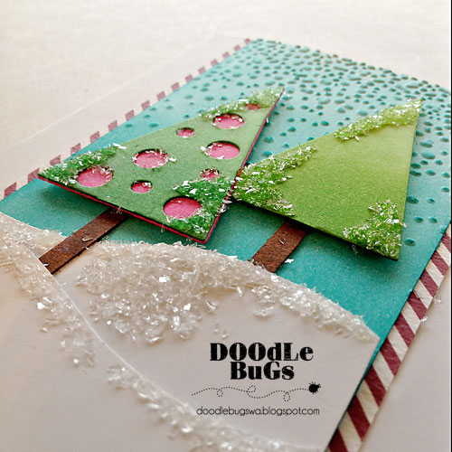 Doodlebugs Sizzix Triplets Christmas Tree Die