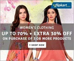 Women’s Ethnic & Western Wear: Upto 70% Off + Extra 30% Off on 3 or more Products | Extra 20% Off on 2 or more Products