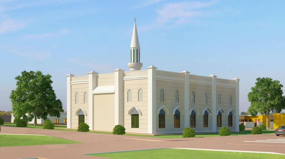 Casatreschic Interior Mosque 3d Front Elevation New Design