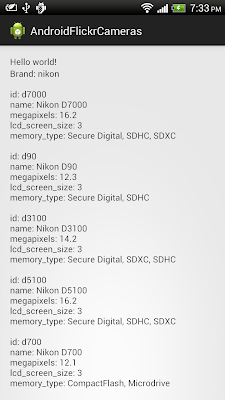 Get all the models for a given camera brand, using Flickr API. Get all the models for a given camera brand, using Flickr API.