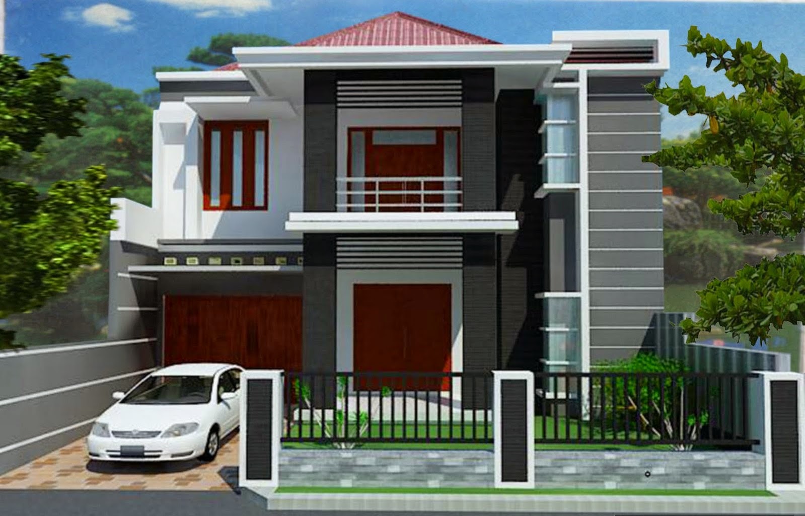 Desain Rumah Minimalis Modern 2 Lantai Desain Rumah Minimalis Modern 2 Lantai