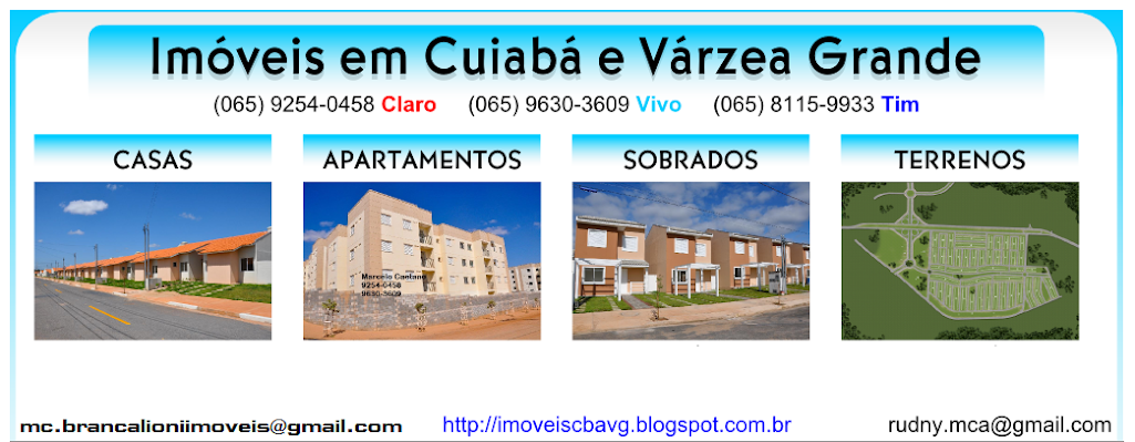Imoveis em Cuiaba e Varzea Grande // (065) 9254-0458