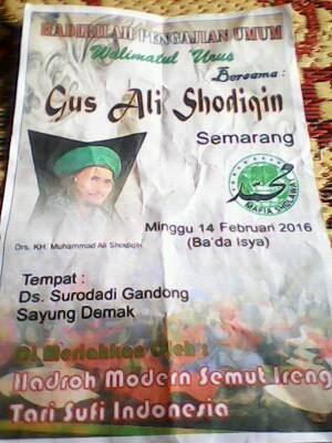 Jadwal Mafia Sholawat Gus Ali Februari 2016 Menoreh Tinta