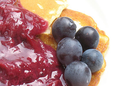 Blue Grape Pancakes