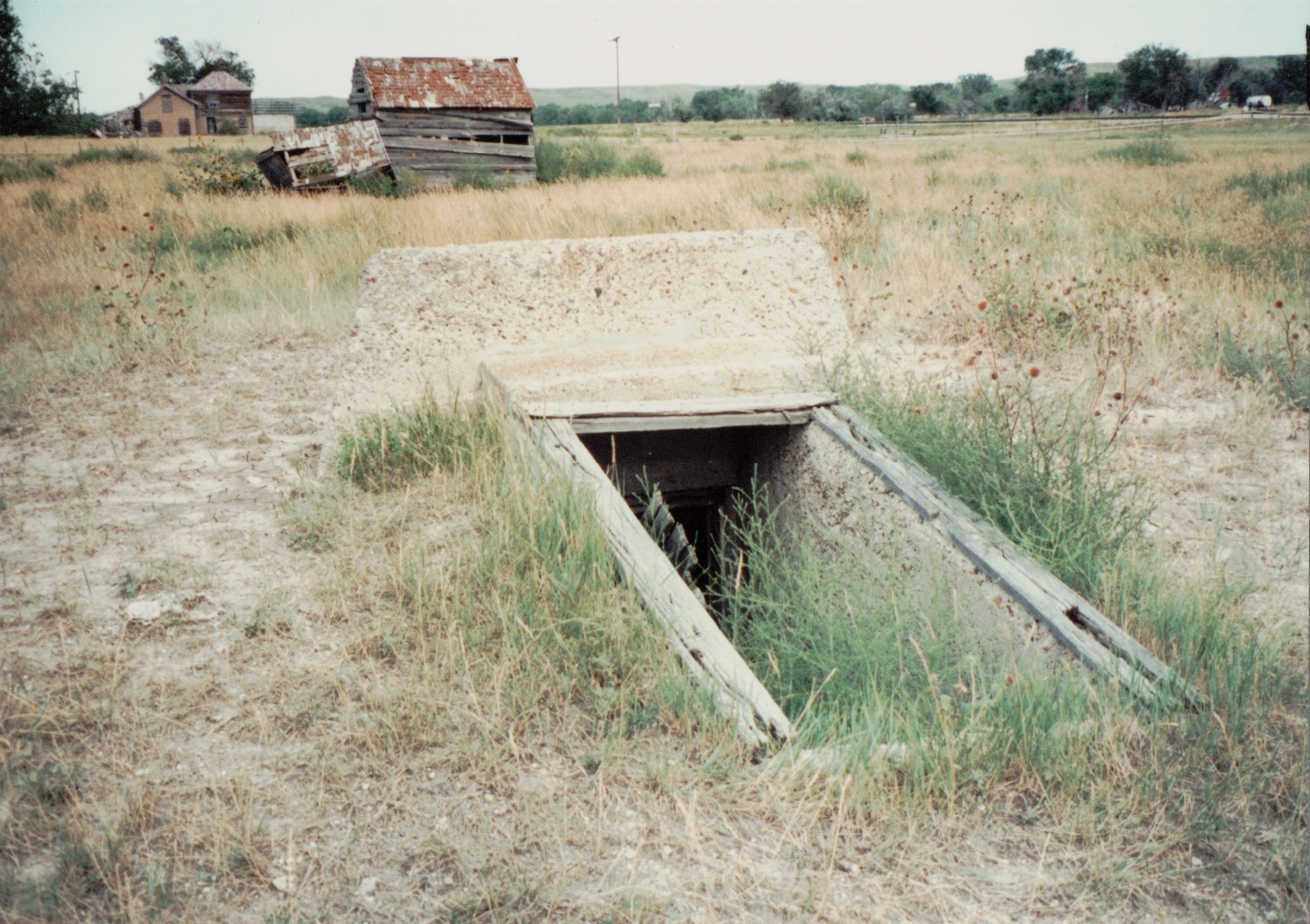 Root cellar /storm shelters we needed them for many reasons on