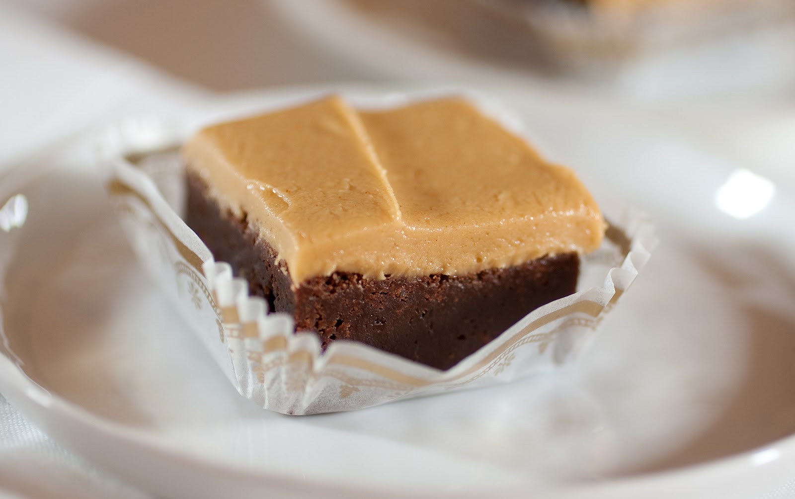 Tish Boyle Sweet Dreams Fudgy Brownies with Peanut Butter Frosting