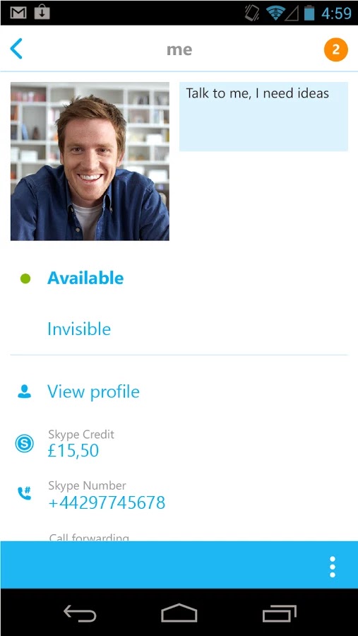 Skype - free IM & video calls v5.4.0.4165 Skype - free IM & video calls v5.4.0.4165