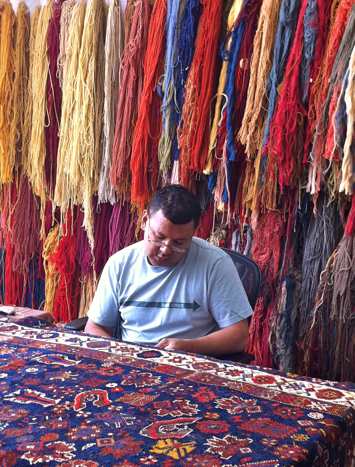 Recent Projects: Over Dyed Rugs and Oriental Rugs title=
